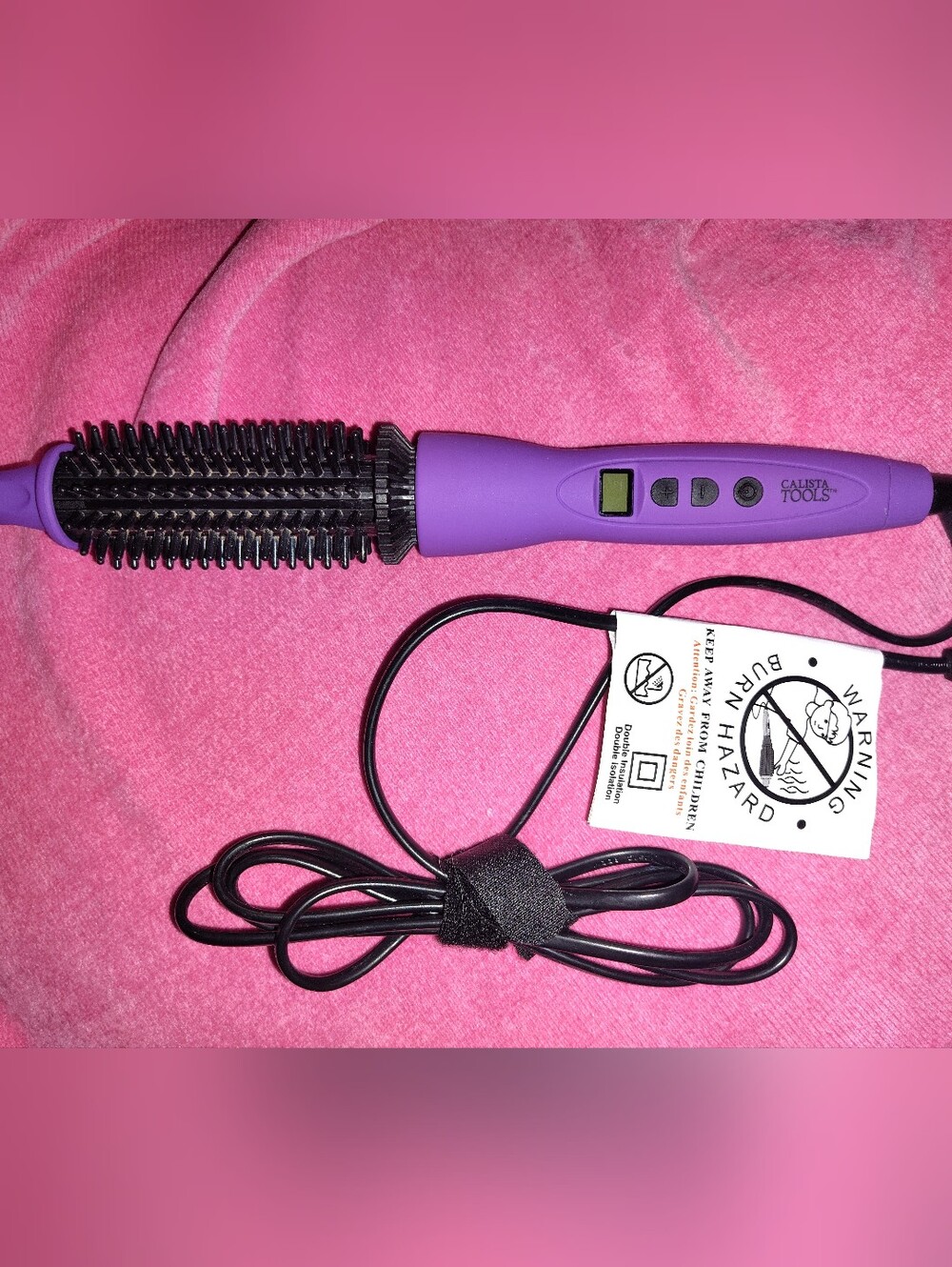 Calista Tools Purple Hot Round Brush